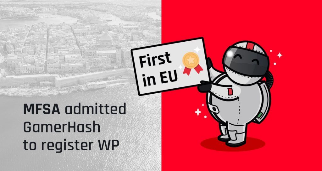 GamerHash reçoit la somme maximum pour son ICO et devient la première société de l&#8217;UE ayant une licence à Malte