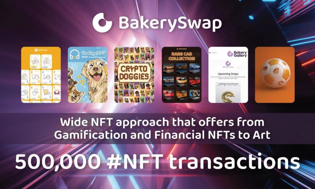 BakerySwap atteint les 500 000 transactions de NFT