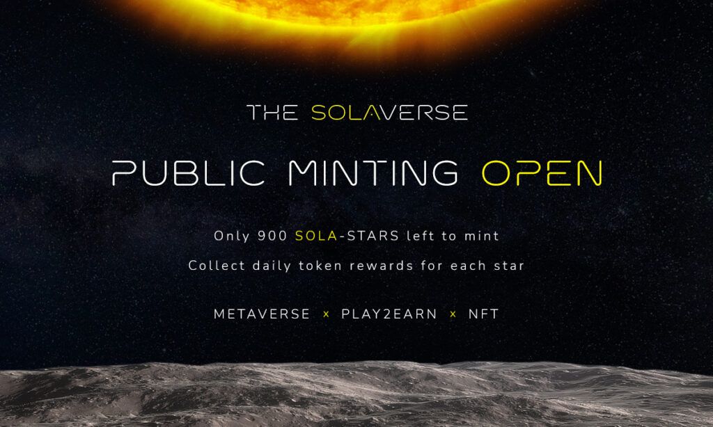 The SolaVerse : un metaverse de play-to-earn basé sur les étoiles