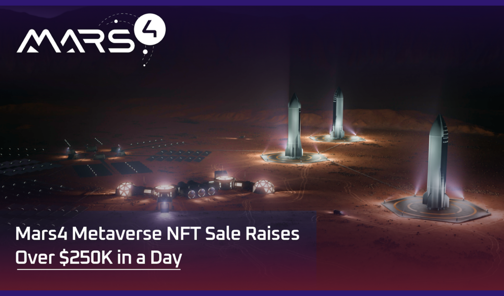 Les ventes de NFT pour le métavers Mars4 montent à plus de 250 000 $ en un jour