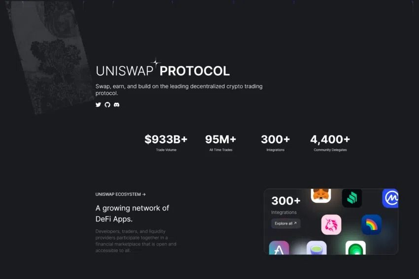 Plateformes DeFi : Uniswap