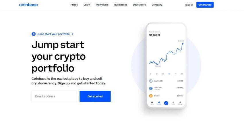 Startup crypto : Coinbase
