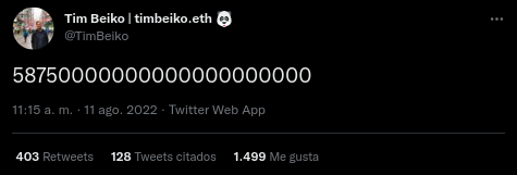 Date de The Merge Ethereum au travers d'un message codé ?