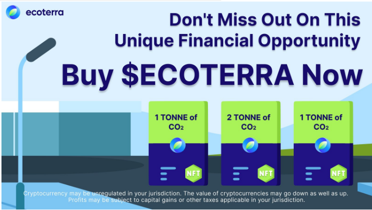 Ecoterra offre des récompenses crédits carbones sous forme de NFT