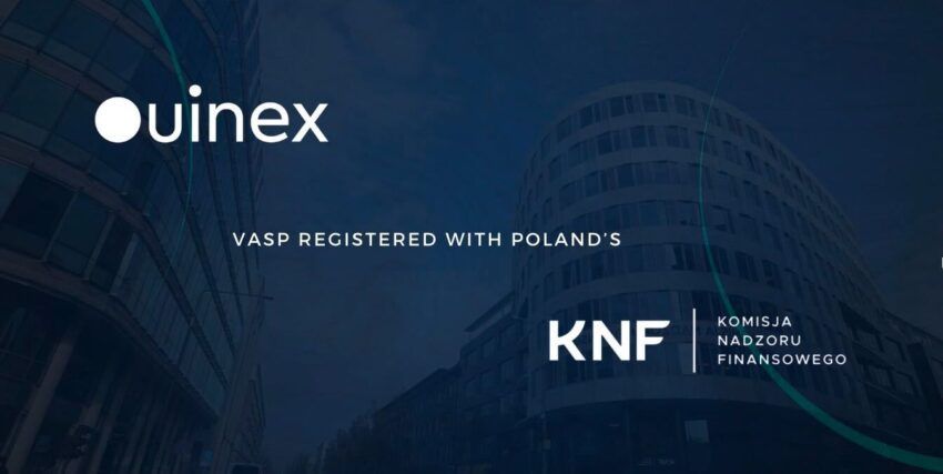 Ouinex obtient l’enregistrement de fournisseur de services d’actifs numériques polonais pour son expansion en Europe